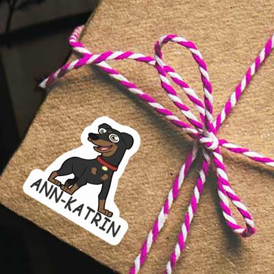 Pinscher Aufkleber Ann-katrin Notebook Pinscher Aufkleber Ann-katrin Gift package Image