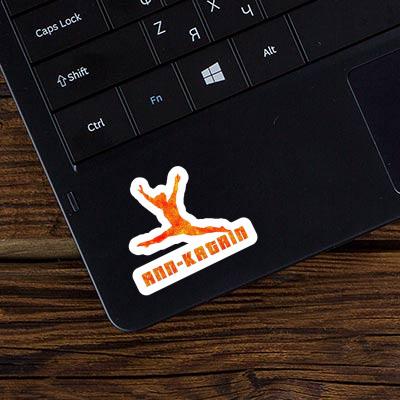 Sticker Ann-katrin Gymnast Notebook Sticker Ann-katrin Gymnast Notebook Image