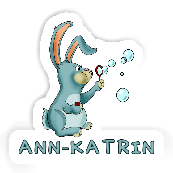 Aufkleber Ann-katrin Seifenblasen-Hase Notebook Aufkleber Ann-katrin Seifenblasen-Hase Gift package Image