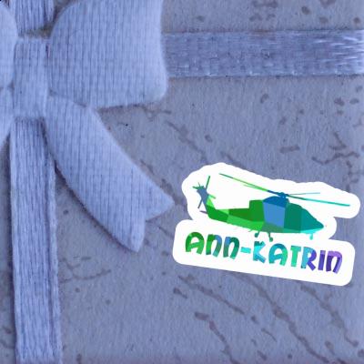 Helicopter Sticker Ann-katrin Laptop Image