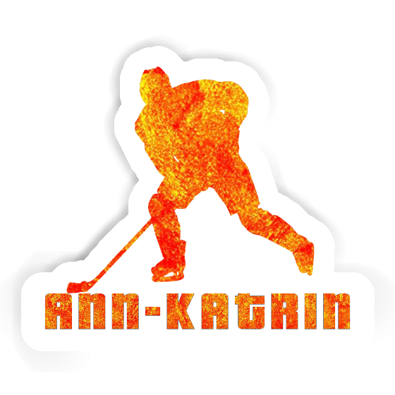Ann-katrin Aufkleber Eishockeyspieler Ann-katrin Aufkleber Eishockeyspieler Image