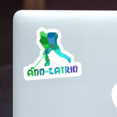 Ann-katrin Aufkleber Eishockeyspieler Laptop Image