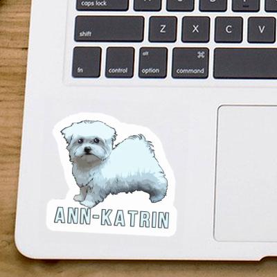 Sticker Ann-katrin Maltese Notebook Sticker Ann-katrin Maltese Gift package Image