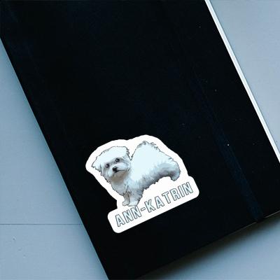 Sticker Ann-katrin Maltese Notebook Sticker Ann-katrin Maltese Notebook Image