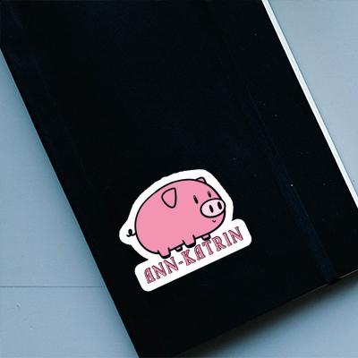 Sticker Ann-katrin Pig Gift package Image