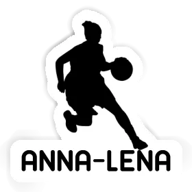 Anna-lena Aufkleber Basketballspielerin Image