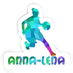 Basketballspielerin Aufkleber Anna-lena Image