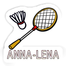 Raquette de badminton Autocollant Anna-lena Image