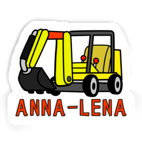 Sticker Anna-lena Mini-Excavator Image