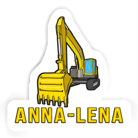 Sticker Excavator Anna-lena Image