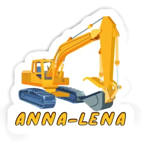 Anna-lena Sticker Excavator Image