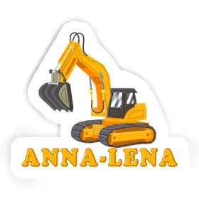 Excavator Sticker Anna-lena Image