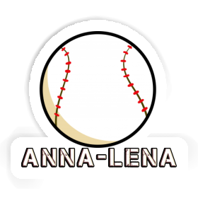 Baseball Autocollant Anna-lena Image
