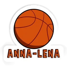 Autocollant Ballon de basketball Anna-lena Image