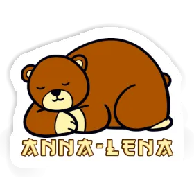 Bear Sticker Anna-lena Image