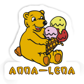 Sticker Ice Cream Bear Anna-lena Image