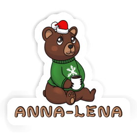 Sticker Anna-lena Christmas Bear Image