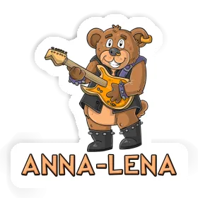Anna-lena Aufkleber Rocker Bär Image