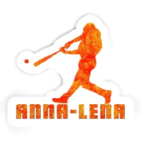 Anna-lena Autocollant Joueur de baseball Image