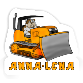Sticker Anna-lena Bulldozer Image