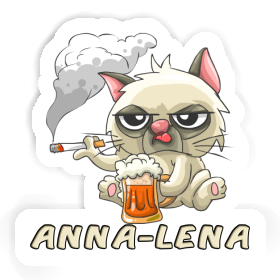 Anna-lena Aufkleber Bad Cat Image