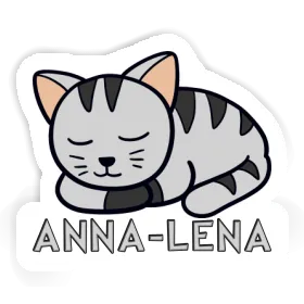 Anna-lena Autocollant Chat Image