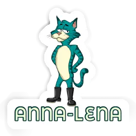 Sticker Standing Cat Anna-lena Image
