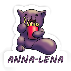 Sticker Anna-lena Pommes-Katze Image