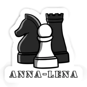 Schachfigur Aufkleber Anna-lena Image