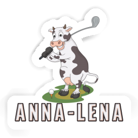 Sticker Golf Cow Anna-lena Image