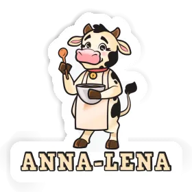Chefköchin Aufkleber Anna-lena Image