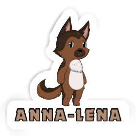 Deutscher Schäferhund Aufkleber Anna-lena Image