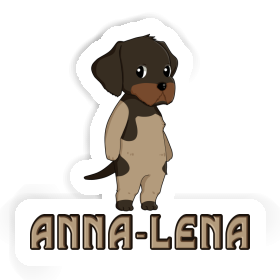 Sticker Anna-lena German Wirehaired Pointer Image