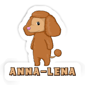 Sticker Anna-lena Poodle Image
