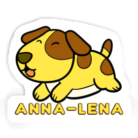 Aufkleber Hund Anna-lena Image