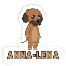 Anna-lena Sticker German Mastiff Image