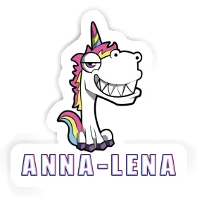Sticker Anna-lena Grinning Unicorn Image