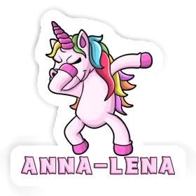 Sticker Dabbing Unicorn Anna-lena Image