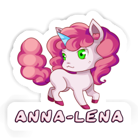 Anna-lena Sticker Unicorn Image