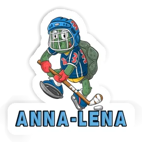 Autocollant Joueur de hockey sur glace Anna-lena Image