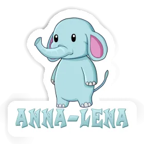 Anna-lena Sticker Elephant Image