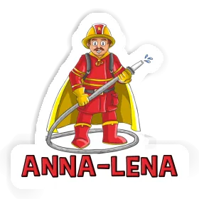 Sticker Anna-lena Firefighter Image