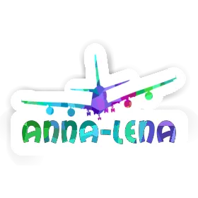 Flugzeug Sticker Anna-lena Image