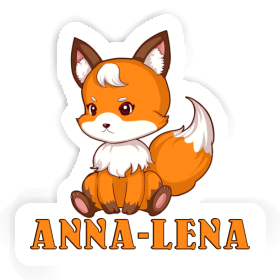 Anna-lena Sticker Fox Image