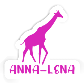 Anna-lena Autocollant Girafe Image