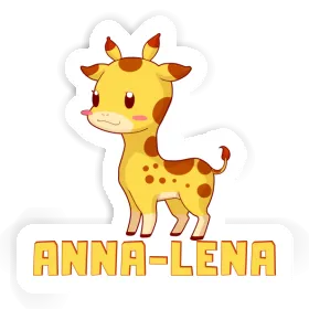 Autocollant Girafe Anna-lena Image
