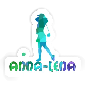 Sticker Golferin Anna-lena Image