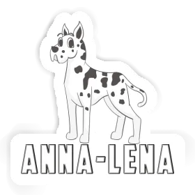 Anna-lena Sticker Great Dane Image