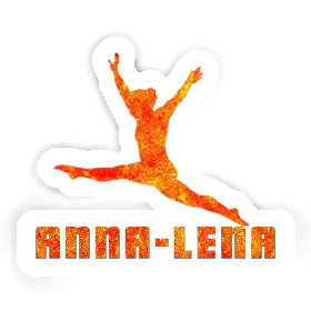 Anna-lena Aufkleber Gymnastin Image