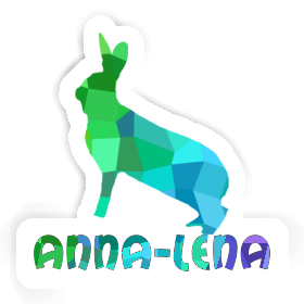 Anna-lena Autocollant Lapin Image